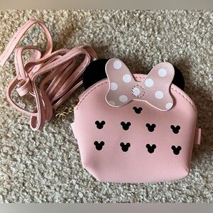 Minnie Pink Polka Dot Girls Purse New